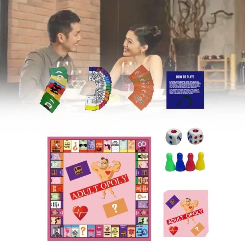 Lustiges und fesselndes Brettspiel für Paare für romantische Date-Nächte zu Hause