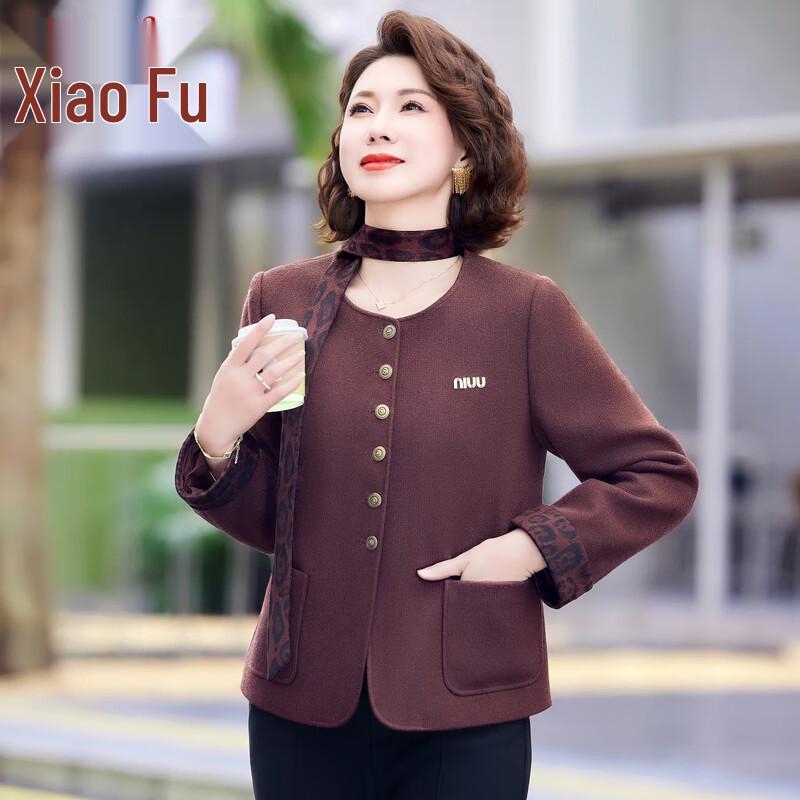 Middle-Aged Women s Elegant Spring Jacket L