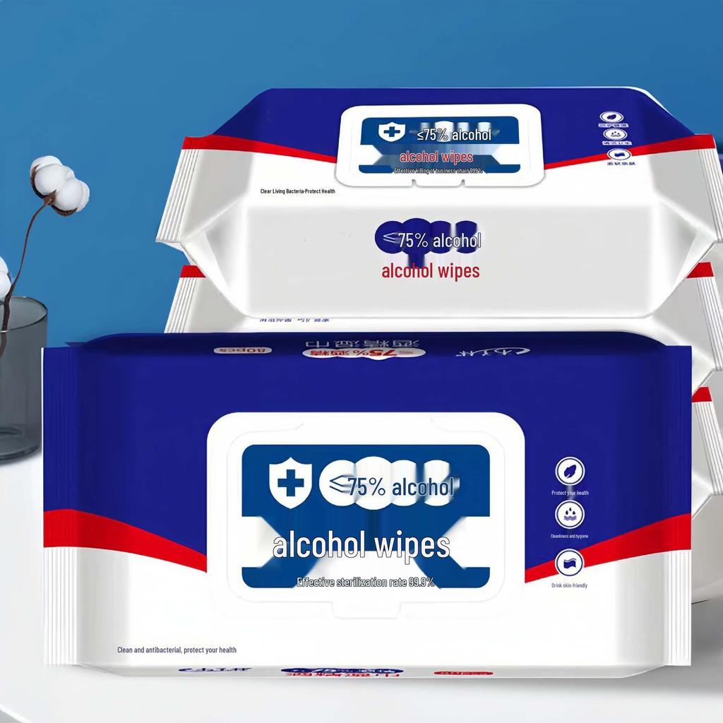 75% Alcohol Sanitary Wipes for Office & Home - Large Pack