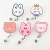 Work Card Clip Bear Rabbit ID Card Clips Name Card Holder Nurse Badge Holder Retractable Badge Reel
