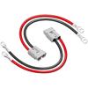 2 Pcs Battery Quick Connector, Anderson Connector 50A Kit, Plug 8 Guage 1.64Ft Cables, 50A Battery Quick Connector, Anderson Connectors For Battery