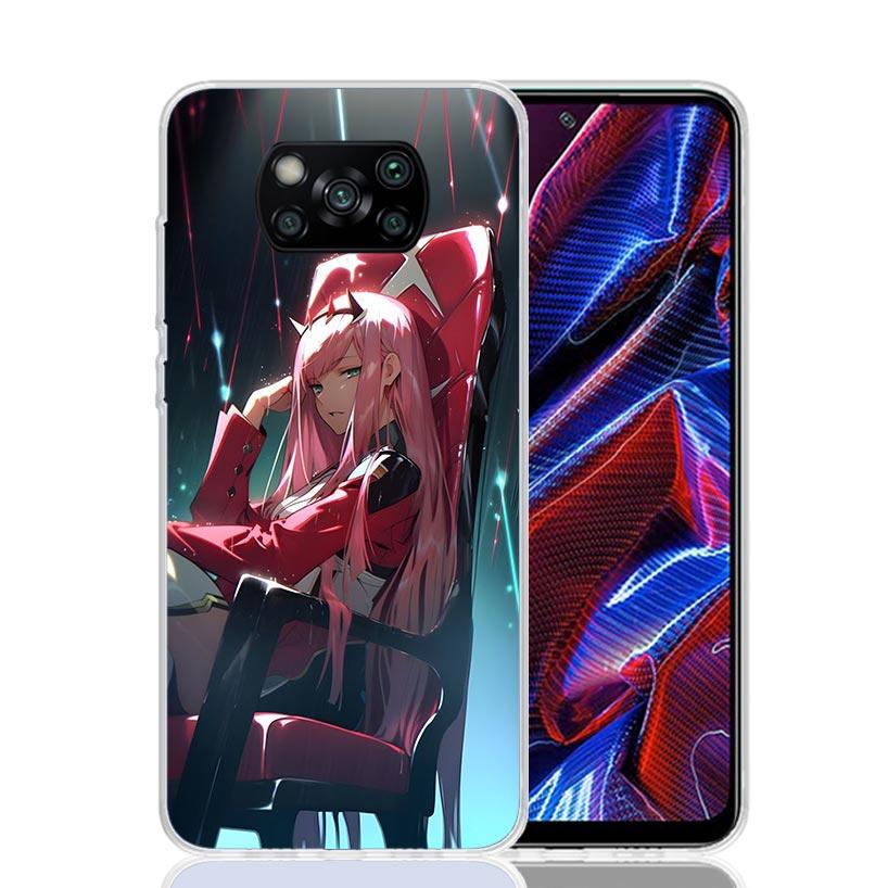Darling In The FranXX Anime Phone Case For Xiaomi Poco X7 X6 X5 Pro F7 Ultra Redmi 15C 15 13 13C 12 12C 10 10A 10C 9 9A 9C 9T Co