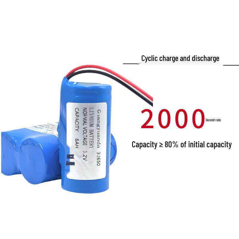 LiFePO4 Solar Light Battery Pack 3.2V 32650 32700 High Capacity Outdoor Battery