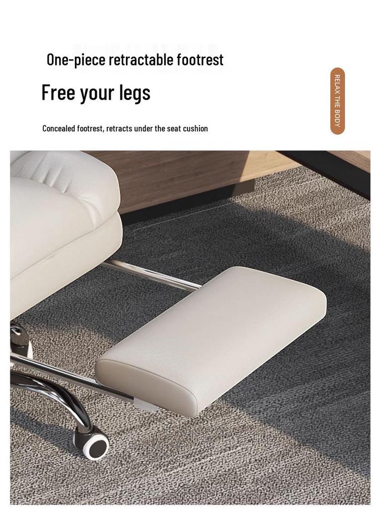 Ergonomic Boss Chair: Office & Home Use - Reclining, Comfortable Swivel Chair for Business or Gaming