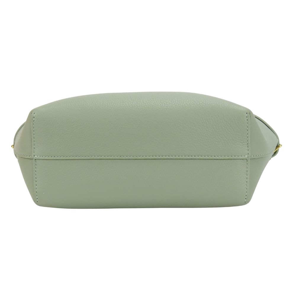 Used CELINE Handbag mini hippo Anais leather Light Clay Khaki Triomphe