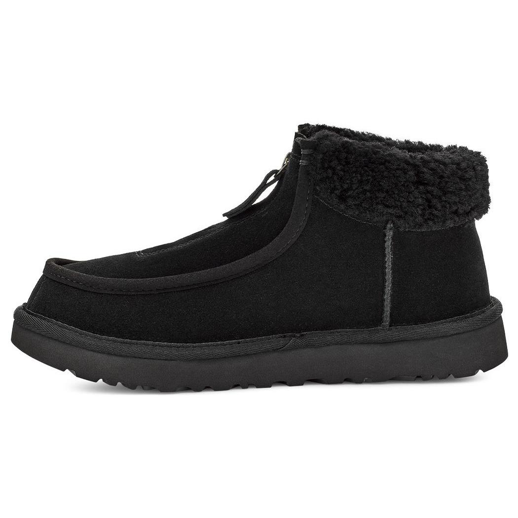 (WMNS) UGG Funkarra Suede Fur Collar Zip  Black  Women s 1143955-BLK EU 36