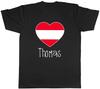 Personalised Love Croatia Football Fan Supporter Mens T-Shirt Tee Gift Top
