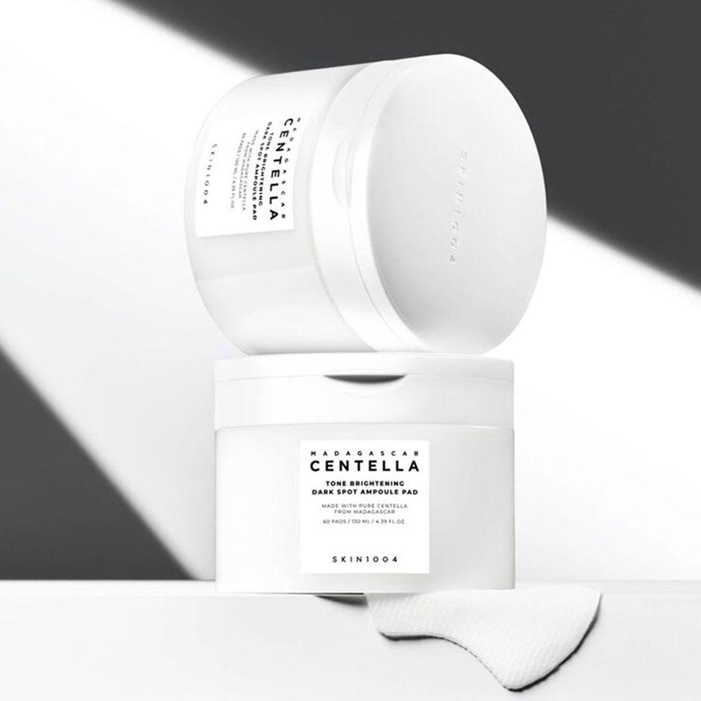 SKIN1004 MADAGASCAR CENTELLA TONE BRIGHTENING DARK SPOT AMPOULE PAD 60pcs