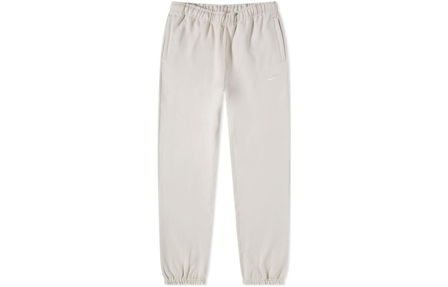 Nike Knitted Sweatpants Women s Beige Moderate Cuffed Pants CW5565-072 M