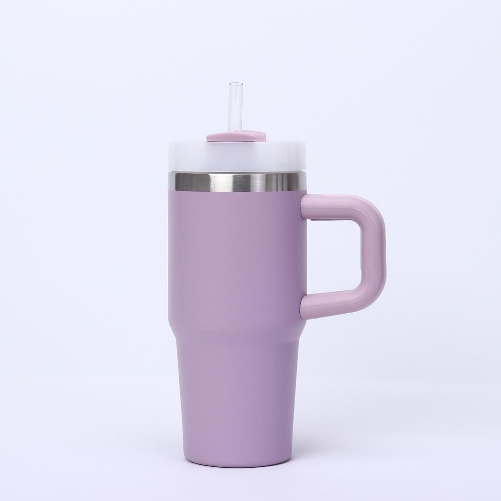 Mini 14oz Nerezový Termopohár Izolovaný Hrnček na Kávu Fľaša na Vodu Hrnček so Slamkou Do Auta Vákuové Termosky Hrnček na Sviatočné Darčeky