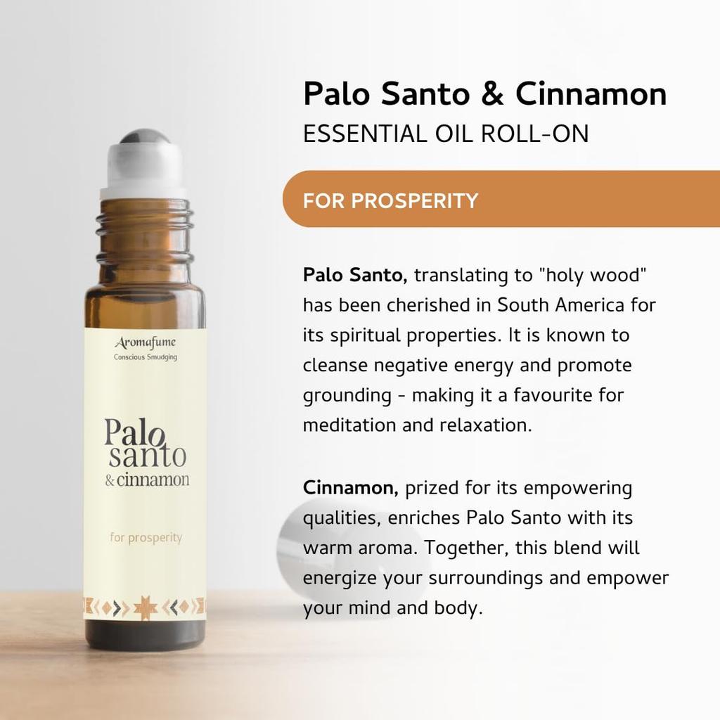 Palo Santo und Zimt Ätherisches Öl Roll-On, 10ml, Aromafume