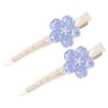 Sakura Flower Hair Clip For Girls Secure Hold Hairpin With Realistic Petals Comfortable Resin Design For Long Wear