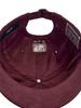 Emelbi Peach Twill Structured Ball Cap Bos (D.Wine)