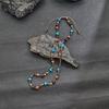 Handcrafted Wooden Beaded Mens Bracelet Necklace Vintage Style For Gift Giving