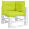 3 Piece Pallet Cushion Set Light Green Fabric