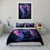 "Cosmic owl's shimmering flight" Bedding sets Duvet covers Pillowcases(1* Duvet Cover 2* Pillowcases without duvet insert)