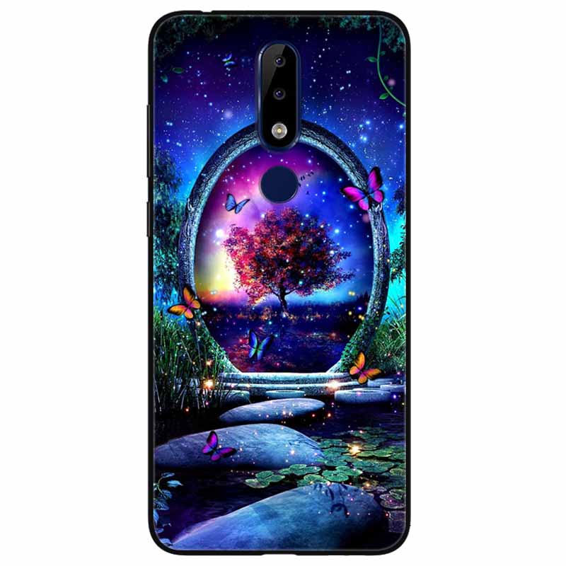 For Nokia 5.1 Plus Case Soft Silicone Cartoon Fashion TPU Phone Cases for Nokia X5 Cover 5.1Plus Cute for NokiaX5 Protective
