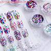 1jar Manicure Accessories DIY Nail Art Design Colorful Iridescent Laser Nail Glitter Decoration Mixed Colors Sequin Flakes