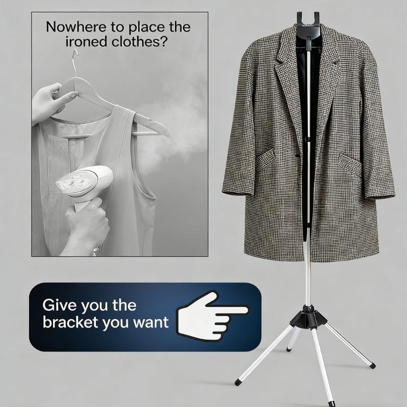 Clothes Steamer Hanger Stand,Garment Rack for Steaming Clothes Steamer Stand for Clothes,Steamer Hanger Standing Gift