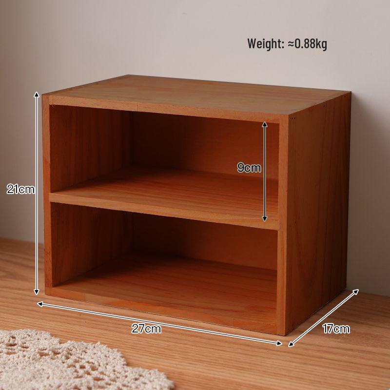 Mehrschichtiges Desktop-Bücherregal zur Aufbewahrung für Zuhause, Schlafzimmer oder Studenten