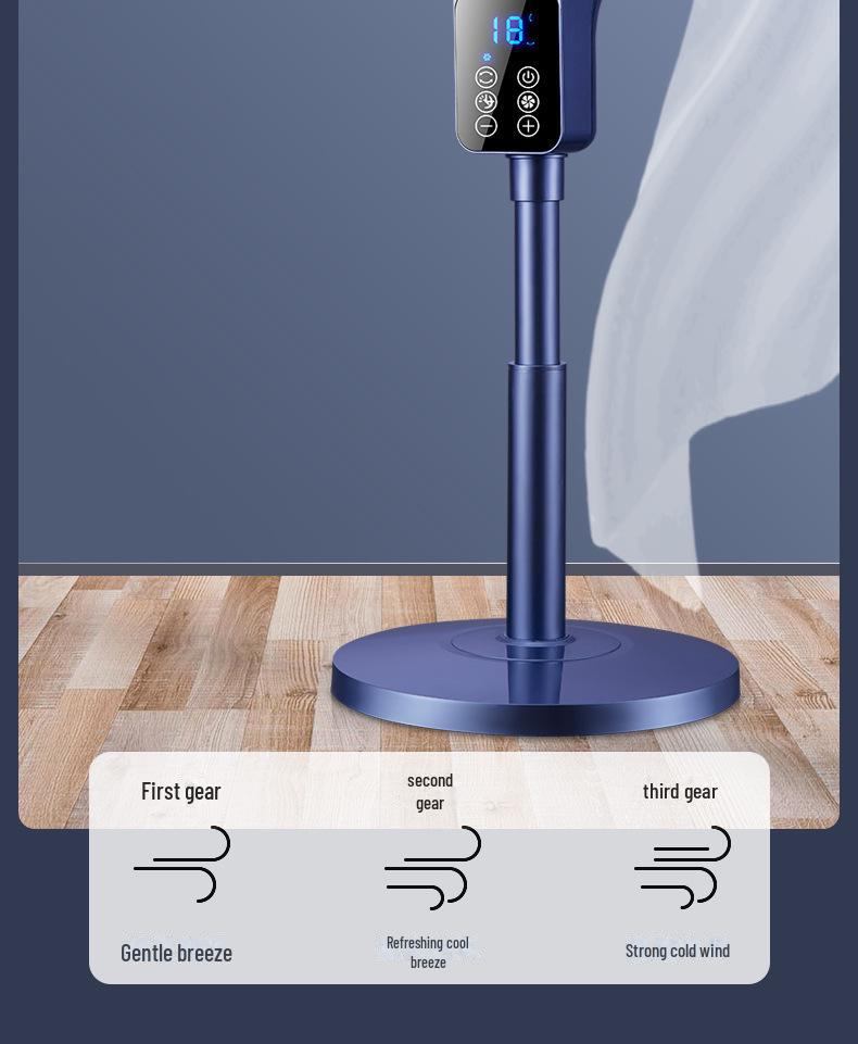 Camel 36-Speed DC Electric Aromatherapy Fan with Voice Remote and Turbine Convection