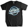 Unisex Cotton T Shirt Summer Tops The Strokes T Shirt Unisex Indie Rock Band Tshirt Women Homme Black Tshirt Plus Size