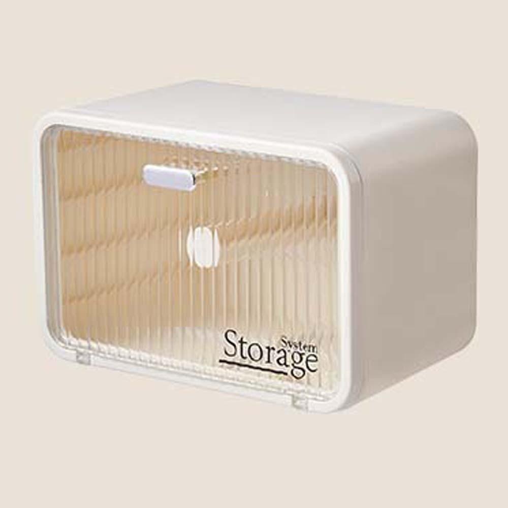 Large Capacity Transparent Storage Rack Wall Mounted Toilet Paper Organizer  Bedside Table