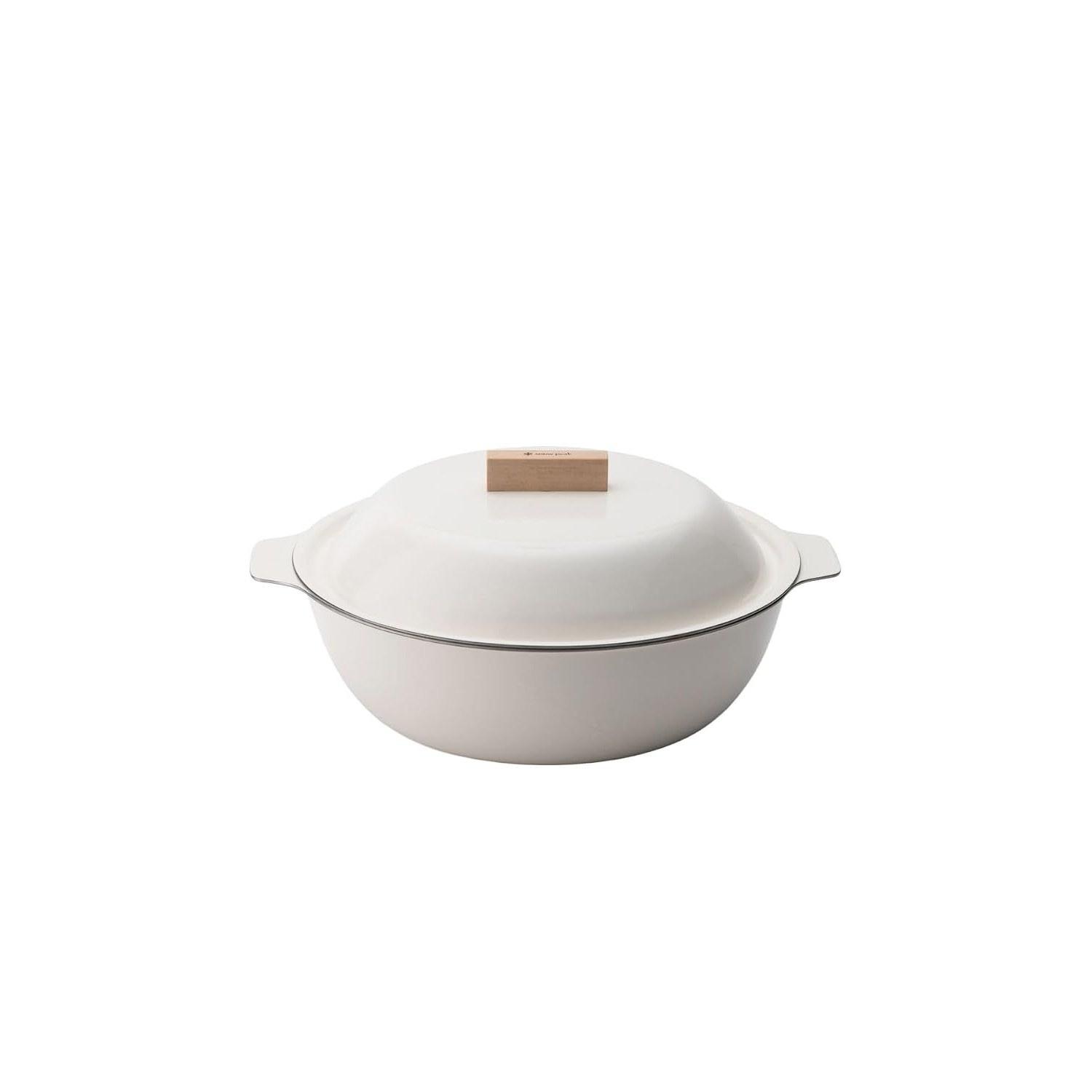 Котелок Snow Peak Horo Cooker 1 л, цвет слоновой кости, LF-066-IV, для кемпинга, уличного барбекю, проживания