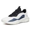 Anta Linghui Cushioned Anti-Slip Wear-Resistant Breathable Lightweight Low-Top Training Shoes Men's White Black Sneakers 112237701-3