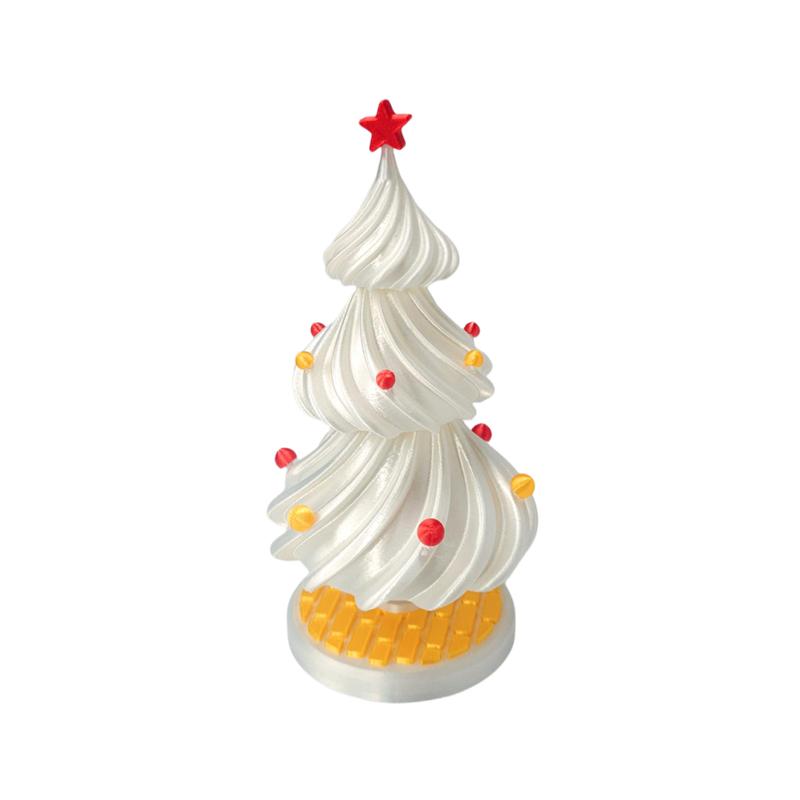 Stampa 3D Carino Danza del Vento Altalena Decorazione di Natale Colorata Albero di Natale Rotante Giocattoli Natale Decorazione per la Casa