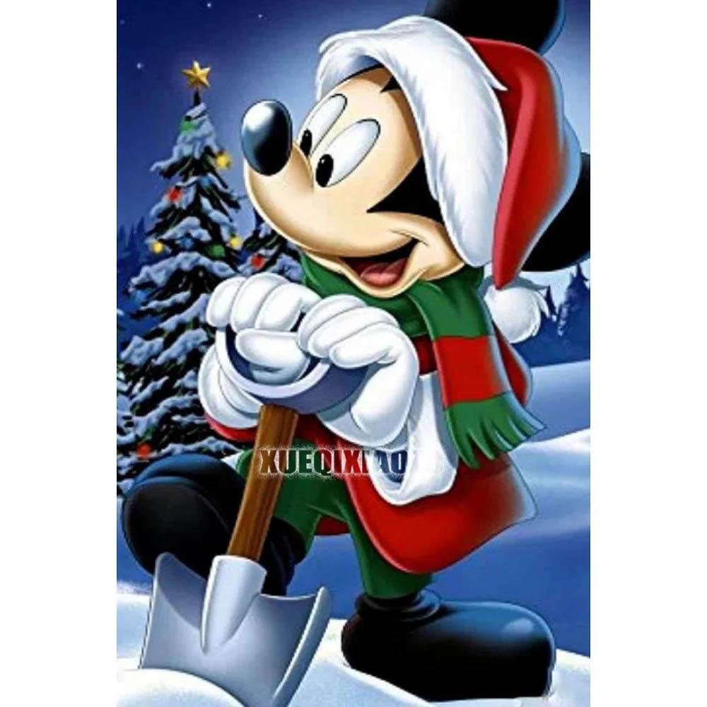 Disney Schloss Mickey Minnie 5D Diamantmalerei Voller Diamanten DIY Handgemachte Diamantmalerei Cartoon Animation Dekoratives Malerei-Set