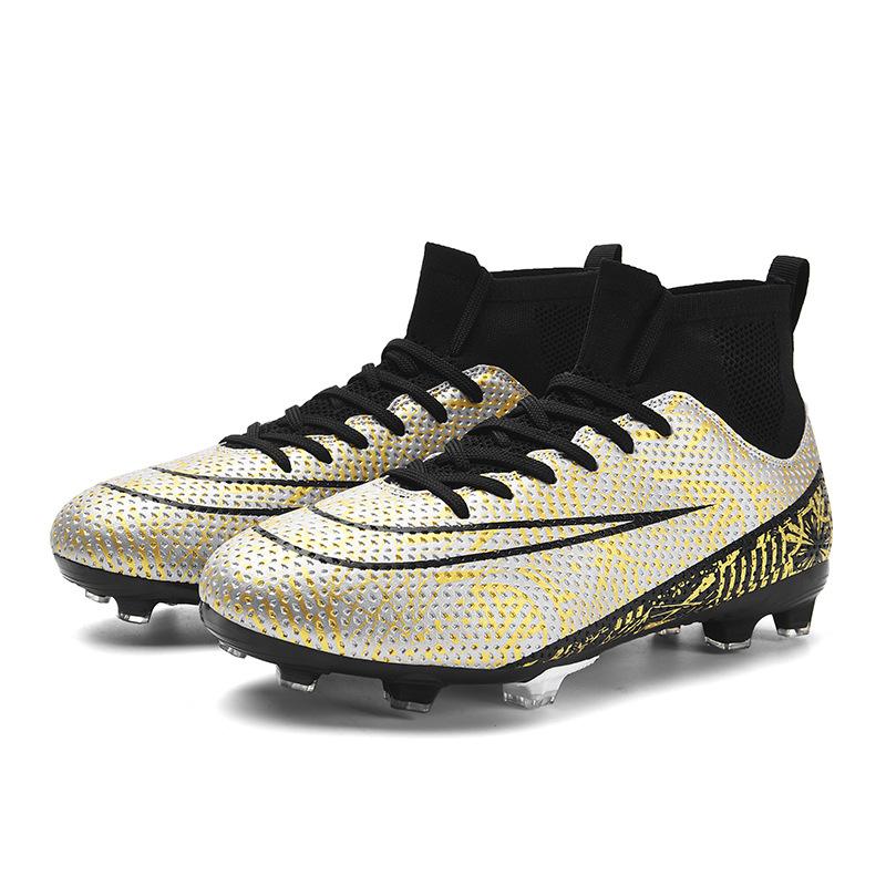 Special High-Top Football Shoes Tf Broken Nails Artificial Turf Ag Nails Boys And Girls Teenagers Student Training Shoes