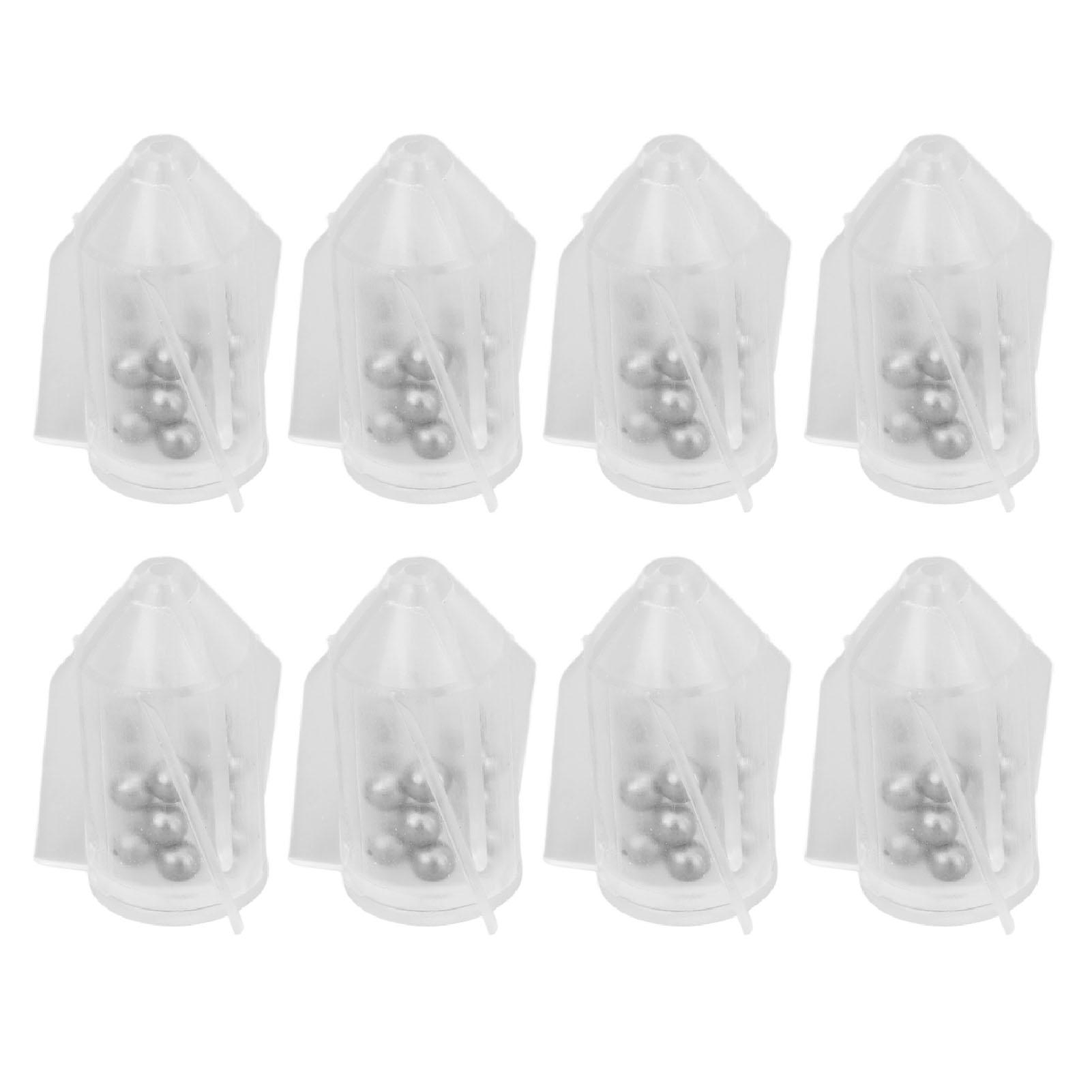 

20Pcs Fishing Lure Rattles Fishing Lure Insert Tube Rattles Bait Weight with Bd Bait Insertion Tube to Attract Fish