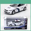 Alloy Car M5 Model 136 Scale Police Emergency Vehicle For Kids Collectors