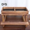 Chicken Picnic Table Handmade No Waste Chicken Feeder And Waterer Wooden Coop Feeder Accessories for Chicken Wildbird Duck Squirrel
