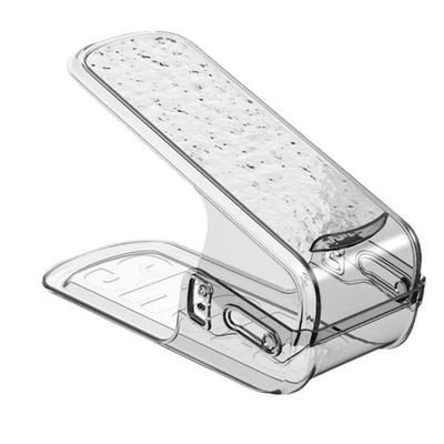 Neues 6-teiliges doppellagiges Schuhregal, verstellbarer Schuhhalter, Schuhschrank, platzsparende Halterung, Lagerung Faltbare geschichtete Trennwand
