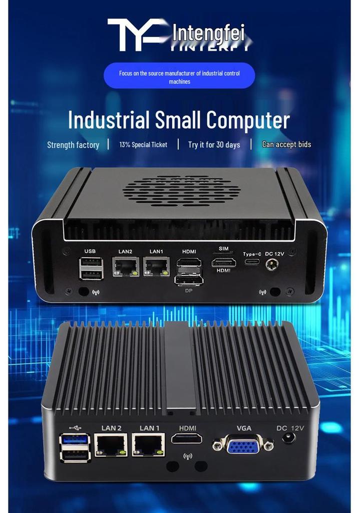 Yingtengfei N305 Celeron J1900 Dual-Core Mini Industrial Computer x86 Controller