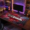 Union Berlin FC Theme Pattern Mouse Pad, Soccer Logo Design XXL Gaming Desk Mat Non-Slip Computer Mouse Pad