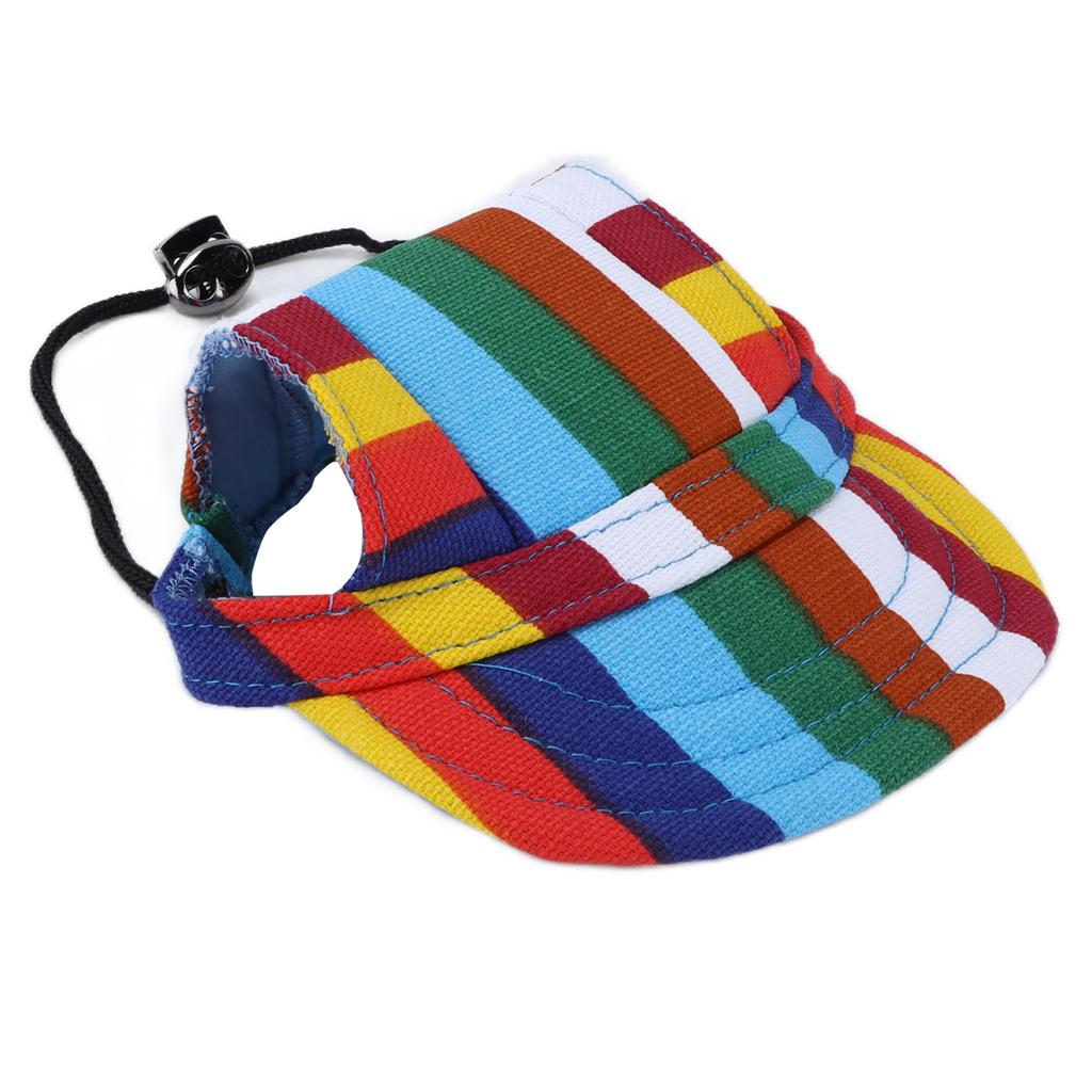 Dog Baseball Cap Adjustable Dog Outdoor Sport Sun Protection Baseball Hat with Neck Strap for Outdoors