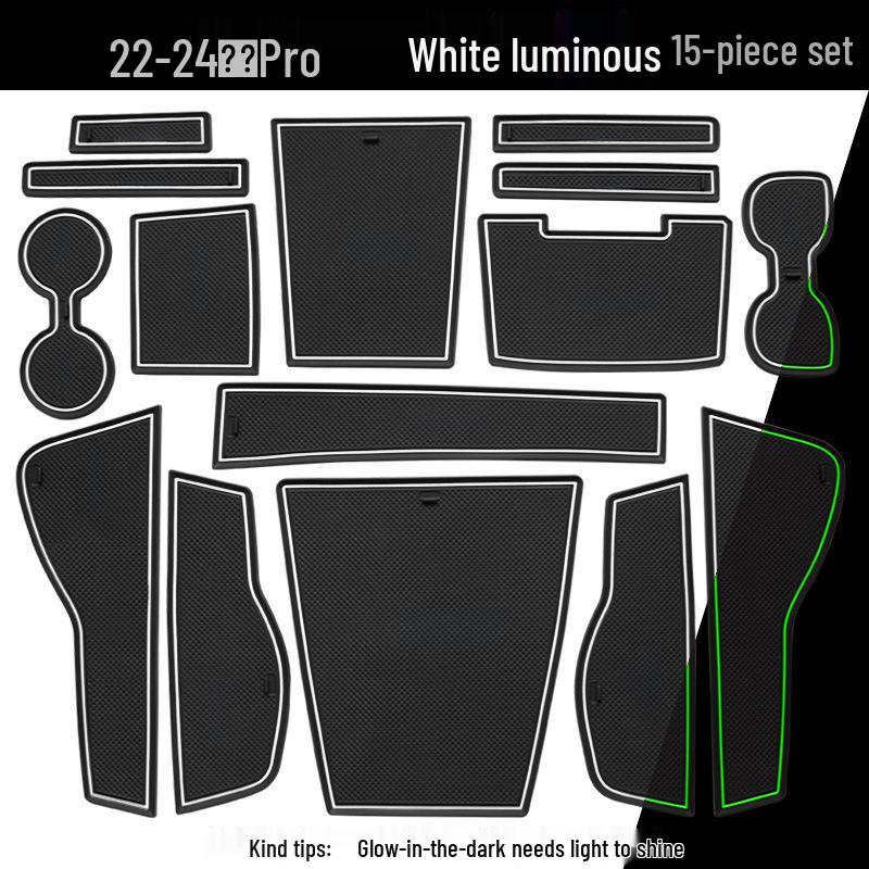 22 BYD Song Pro DMi Door Slot and Cup Holder Pads for Car Modification