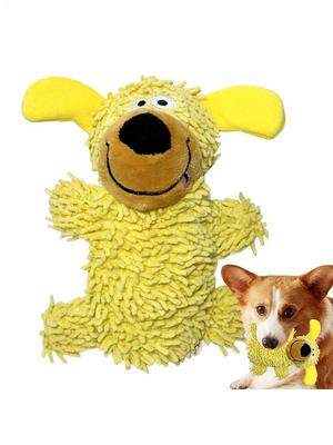 2025 Süßes Cartoon Quietschendes Plüschmop Hundespielzeug Kausicher Spielzeug Für Welpen Kleine Hunde Ideal Für Das Spielen Zu Hause Apportieren