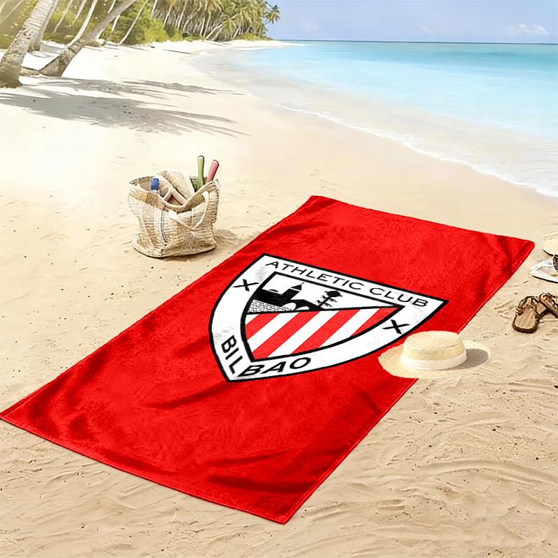 Athletic Club 2D Flachdruck Strandtuch, Großes Weiches Schnelltrocknendes Handtuch für Strand Camping Schwimmen