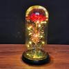 Beautiful Romantic Artificial Rose Light Realistic Luminous LED Flower Light Decorative Eternal Rose Lamp Mothers Day