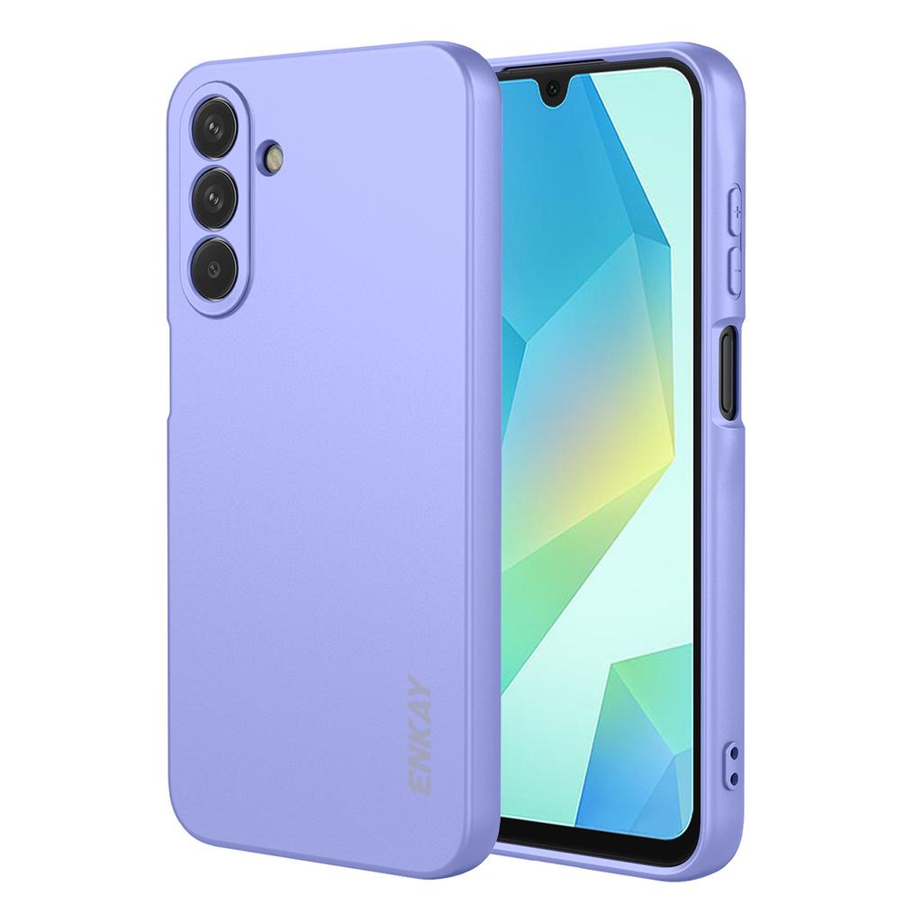 For Samsung Galaxy A17 5G/A17 4G/A26 5G/A16 5G/A16 4G Silicone Case ENKAY HAT PRINCE Straight Edge Cell Phone Back Cover