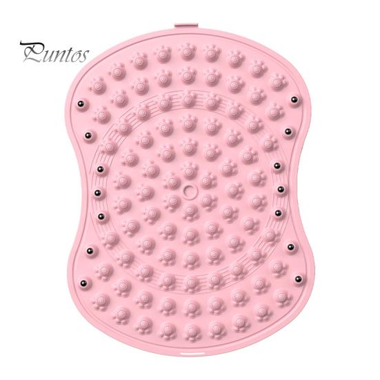 

Массажный коврик для ног с магнитом, точечный массажер для снятия боли в ногах, расслабляющий рефлексотерапевтический коврик для ног, нескользящий, против усталости, акупрессурный коврик с камнями для ходьбы розовый