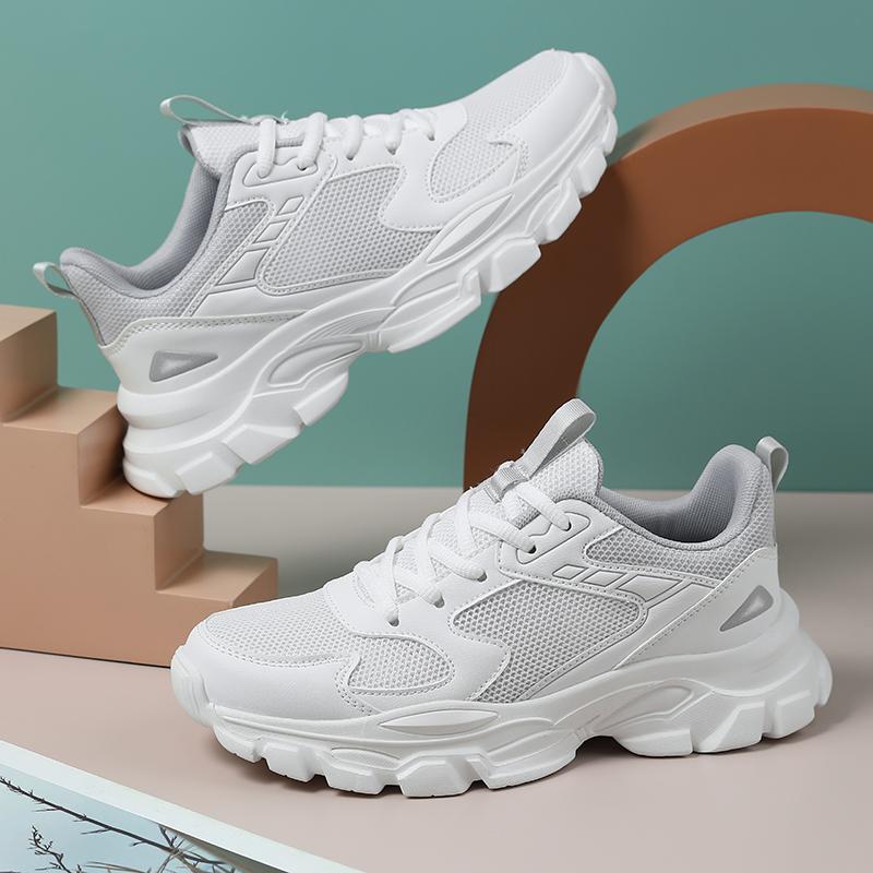 Women Spring Autumn Chunky Sneakers Fashion Breathable Mesh Outdoor Tennis Platform Shoes For Women Lightweight Designer Shoes