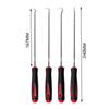 4Pcs Car Auto Vehicle Oil Seal Screwdrivers Set O-Ring Seal Gasket Puller Remover Pick Hooks Durable Tools