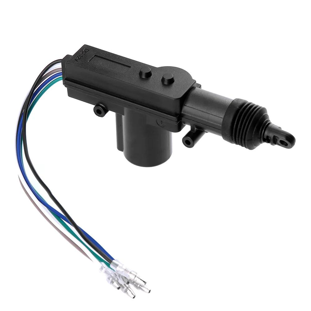 1-10PCS 2/5 Wire Universal Car Electric Actuator Remote Central Door Lock 12V Heavy-Duty Locking System Single Gun Type Kit