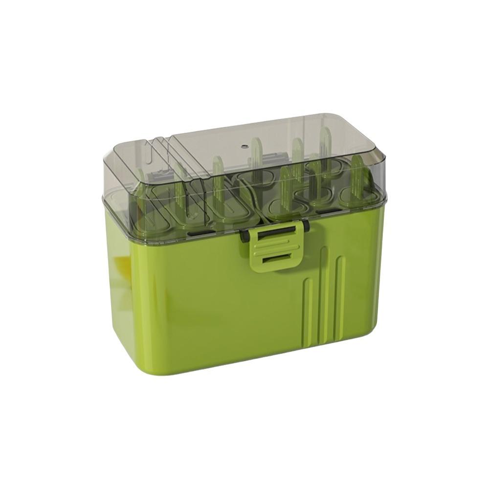 

Nine Branches Ice Cream Molds Food-Grade Freezing Ice Blocks Molds Household Kitchen зелёный