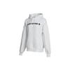 Converse, Solid Color Classic Logo Athleisure Fleece Lined Hooded Pullover Sweatshirt Women's White 10021657-A02